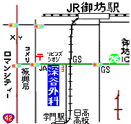 深谷外科医院の地図