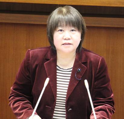 ２０１２年１２月和歌山県議会　奥村規子議員 議案・請願不採択に対する反対討論